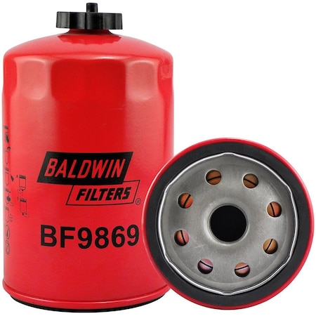 Baldwin Filters Fuel Spin-on with Drain BF9869